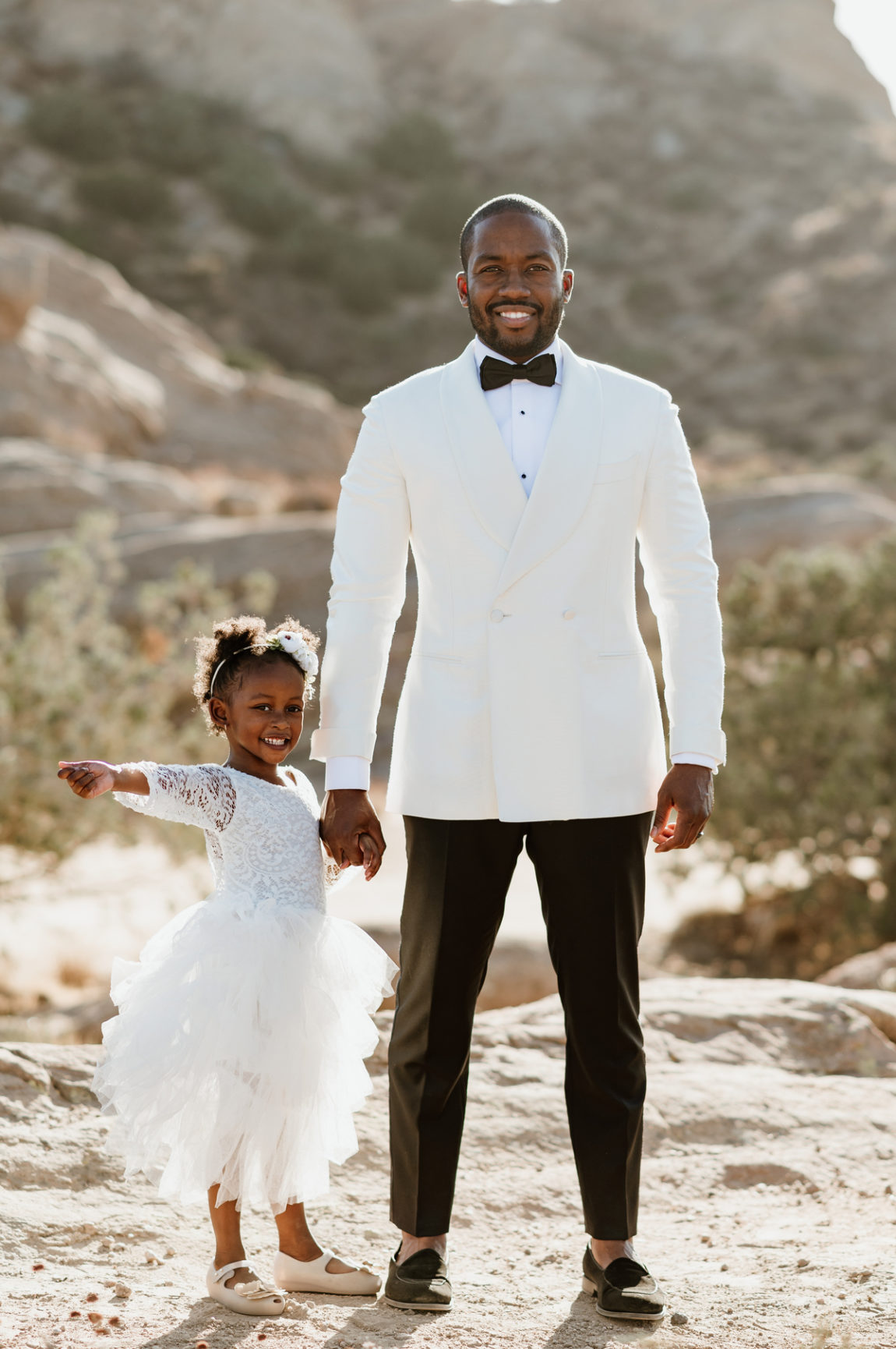 Dreamy Wedding Inspired Family Photoshoot In Palm Springs, California